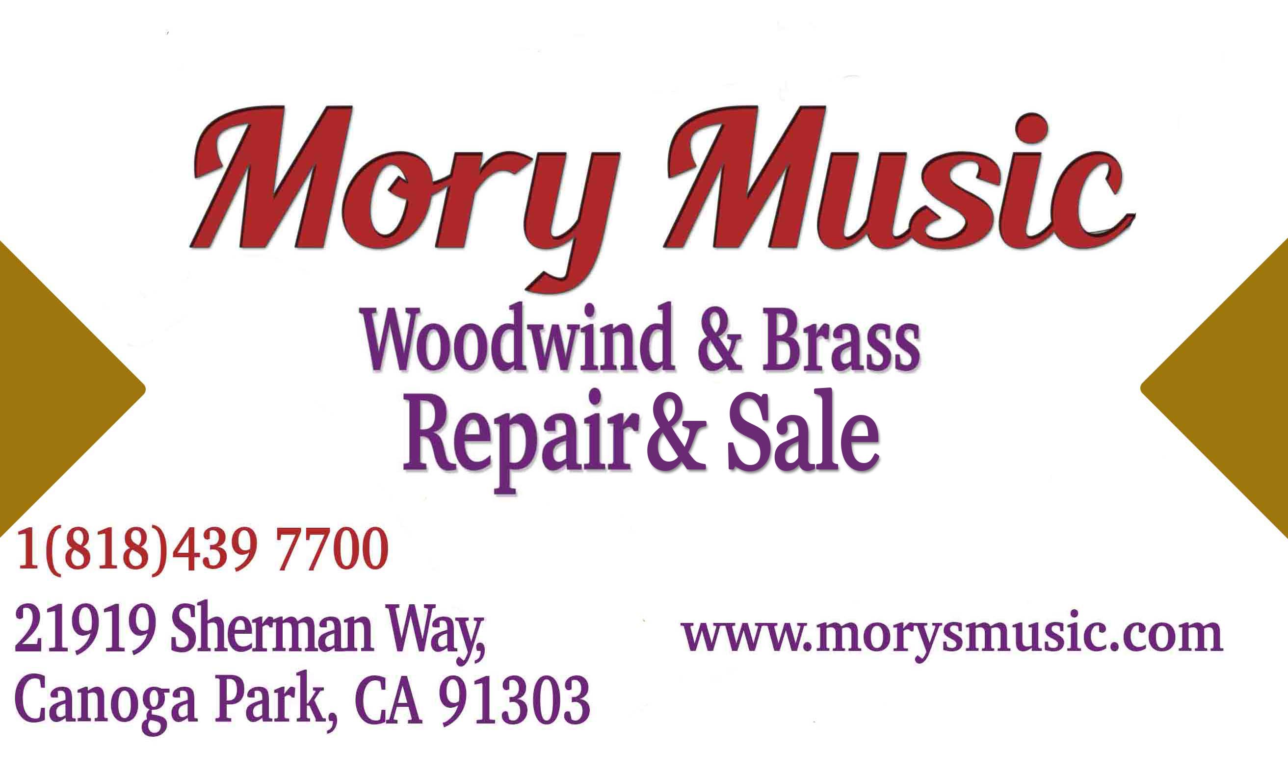 mory's music Canoga Park Instrument Repair and Sale